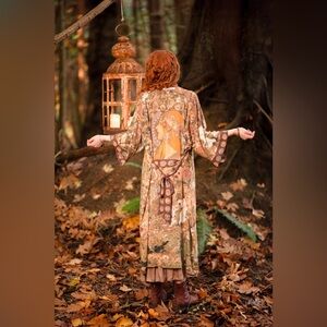 ⭐️Market of Stars⭐️ Dream Weaver Opera Bohemian Vintage Art Duster Robe